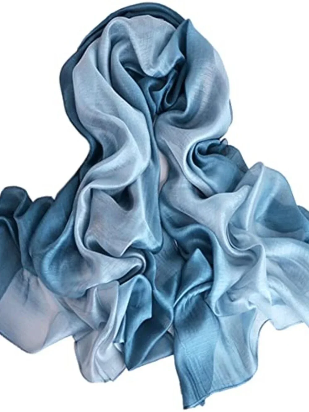 Elegant Soft Cotton Silk Scarf Wrap Shawl for Women